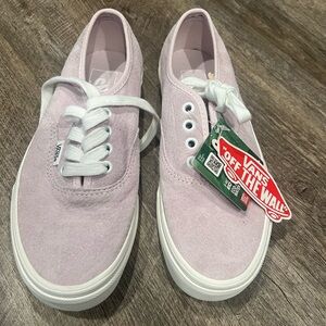 Lavender Vans shoes